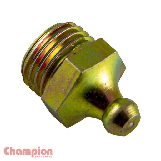 Champion Grease Nipple Straight M6 x 1.00mm 100Pk CGN161