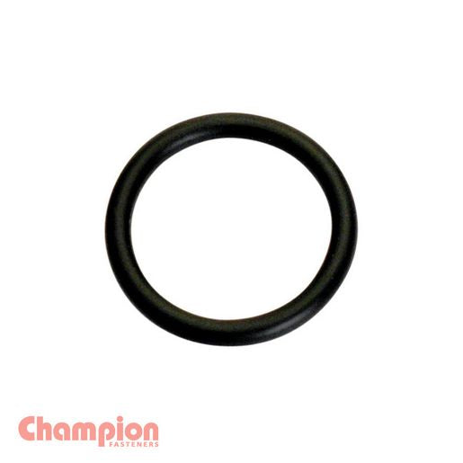 Champion Nitrile Rubber O Ring 70 Shore Black 8mm x 2mm C408-4