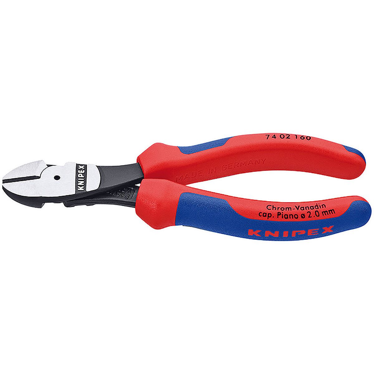 KNIPEX High Leverage Diagonal Cutting Pliers 160mm 7402160