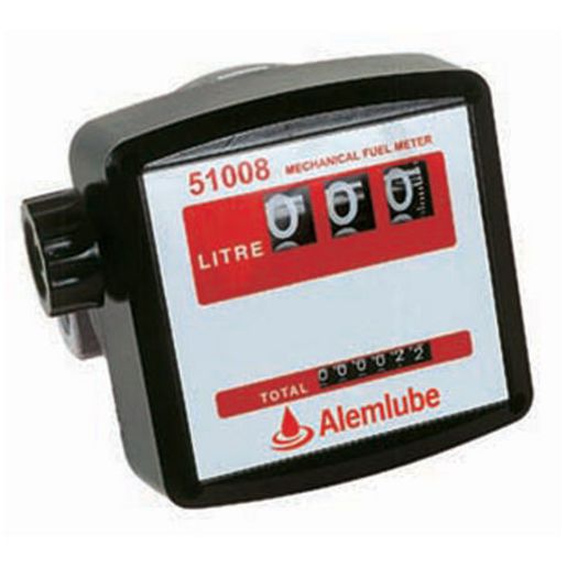 Alemlube Fuel Meter 3 Digit Diesel 120Lpm 1In Bsp 51008