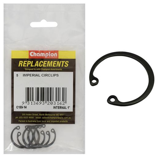 Champion Fasteners Circlip Internal Shaft 1In (Rtw25) Refill Pack C155-14