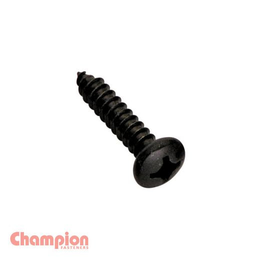 Champion Fasteners Self TaPPEr Screw Mush Phillips 3.5 X 9.5mm Black C1720-1