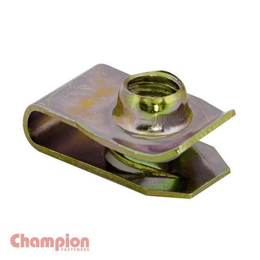 Champion Captive Nuts Short M6 x 1.00mm 5Pk C2265-4