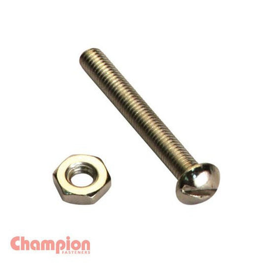 Champion Hex Nut & Screw Set 6/40″ x 3/4″ 36Pk C228-2