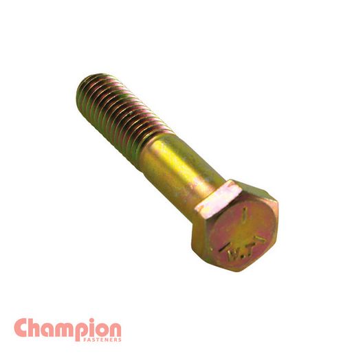Champion Fasteners Hex Bolt High Tensile 3/8In X 1 1/2In Unc Grade 5 C370-11