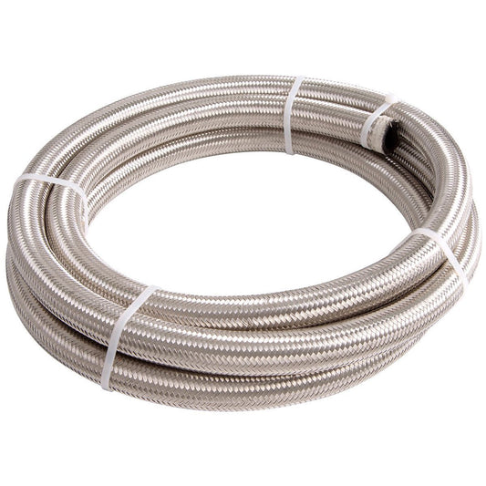 Aeroflow AF100-08-6m 100 Series Stainless Steel Braided Hose -8AN 6m