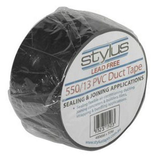 Stylus Duct Tape Black 48mm X 30Mtr 4410