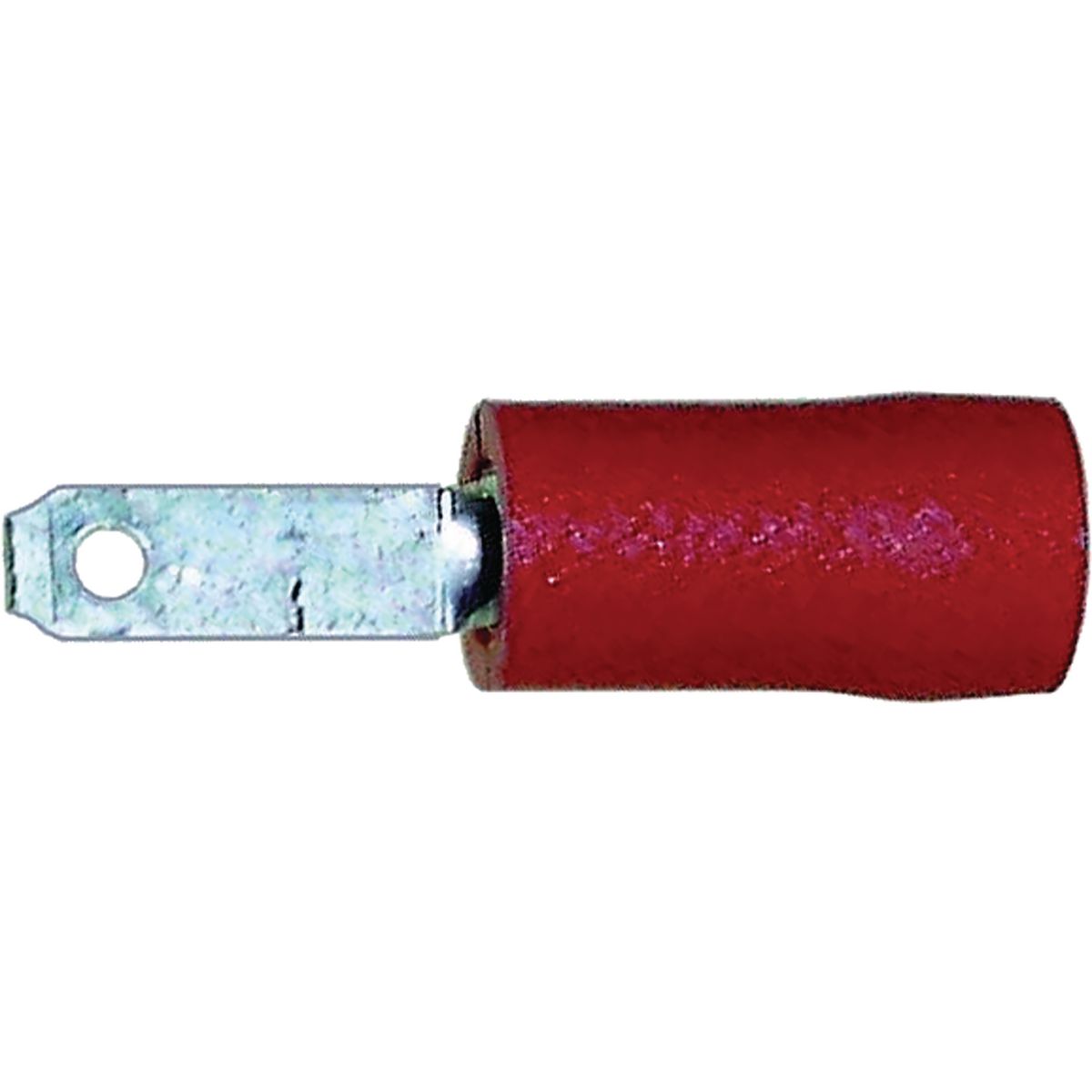 OEX Crimp Terminal Male Blade Red Terminal Entry 3.2 X 0.8mm Vinyl 100 Pce ACX3105