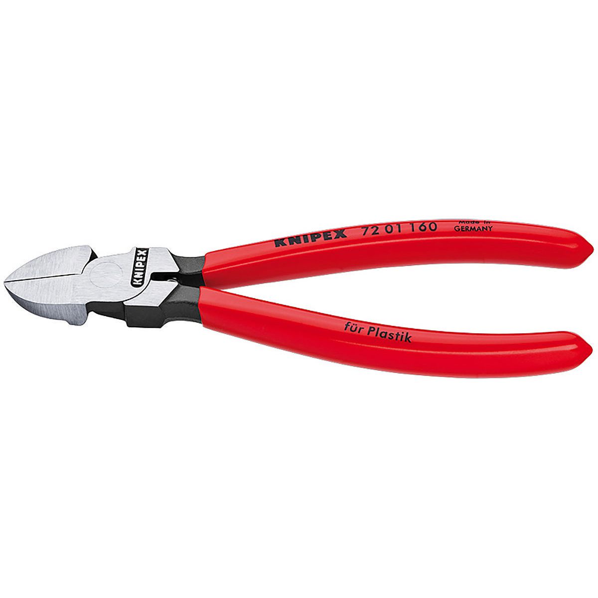 KNIPEX Diagonal Cutting Pliers For Plastic 160mm 7201160