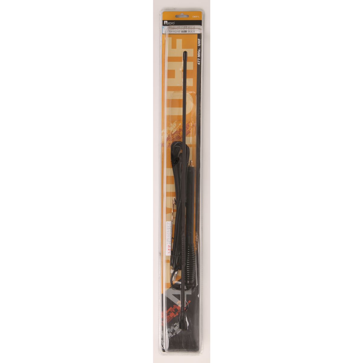 Aerpro UHF Antenna Kit E-Feed 65cm Black CBB3F1L