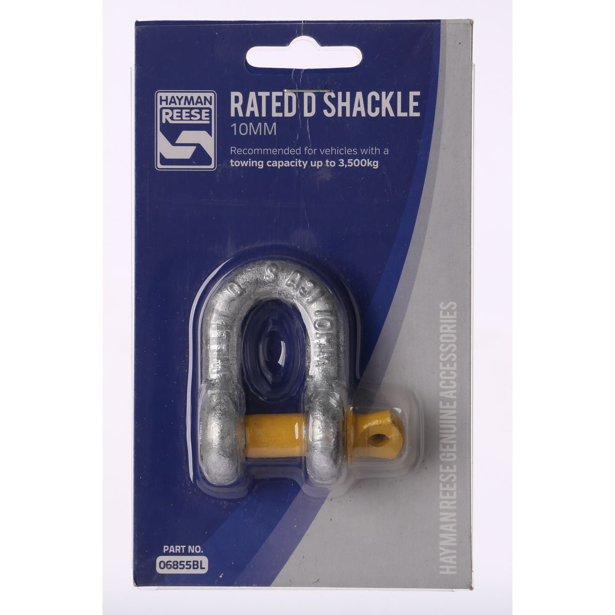 Hayman Reese Rated D Shackle 10mm 1000Kg 06855BL
