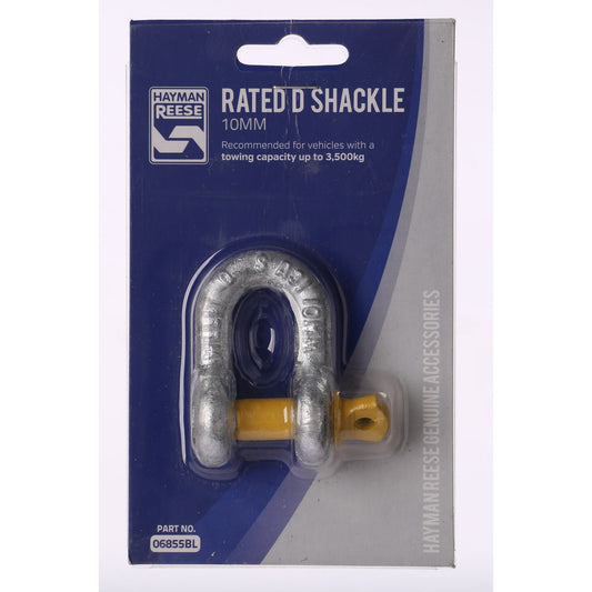 Hayman Reese Rated D Shackle 10mm 1000Kg 06855BL