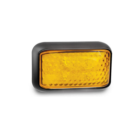 LED Autolamps Side Direction Indicator LED Lamp 10/30V w/30cm Wire 35AMB