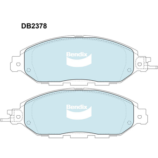 Bendix 4x4 Brake Pad Set Front DB2378 -4WD