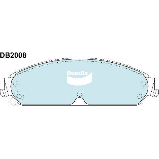 Bendix Ultimate Brake Pad Set Front DB2008 ULT