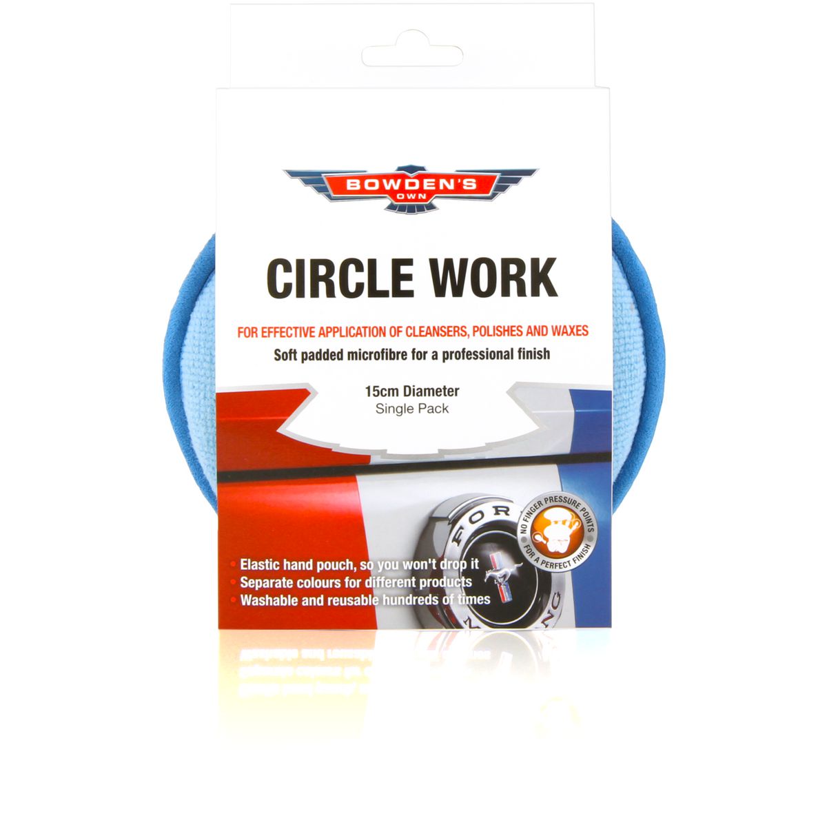 Bowden's Own Circle Work Applicator Mitt Blue