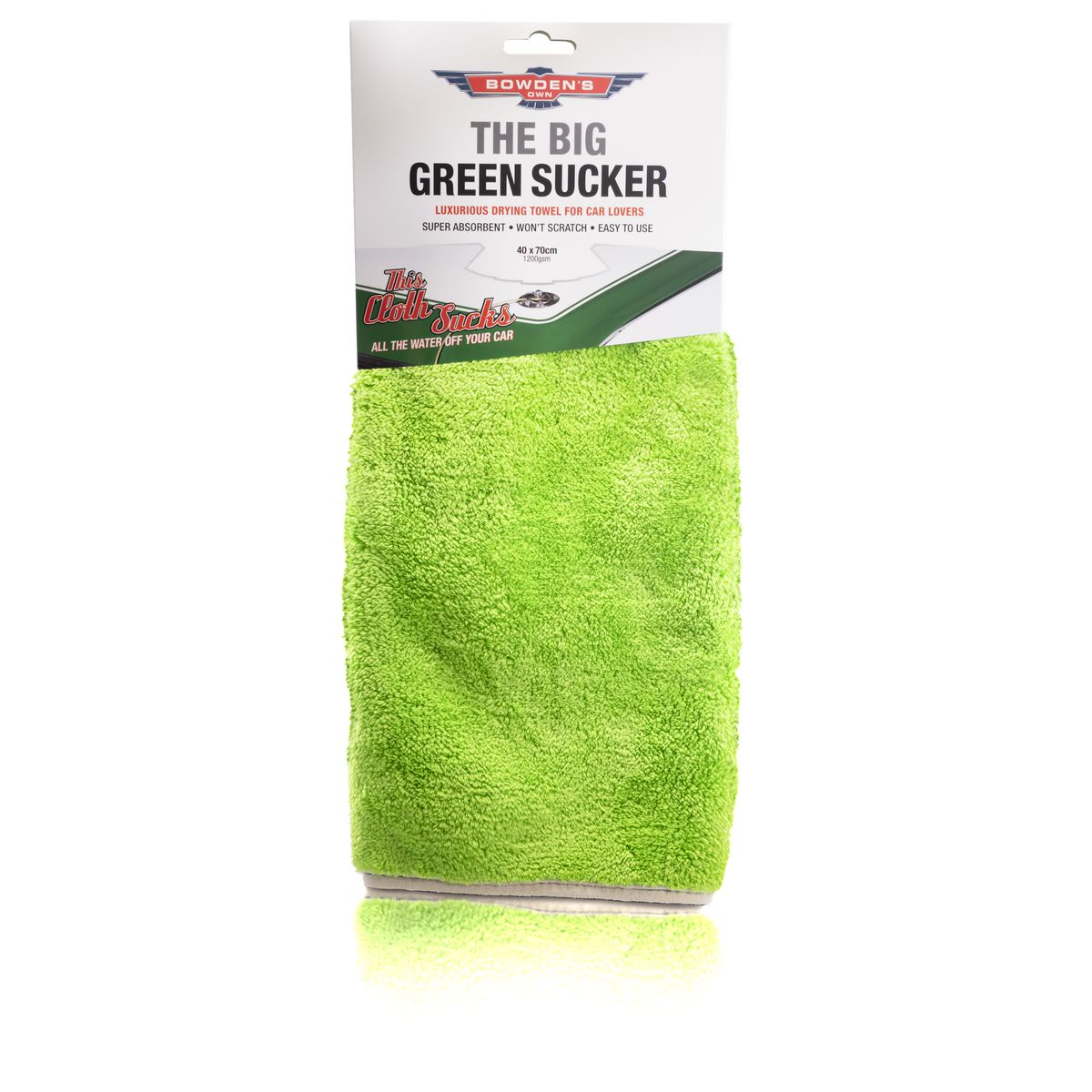 Bowden's Own The Big Green Sucker Microfibre Drying Towel