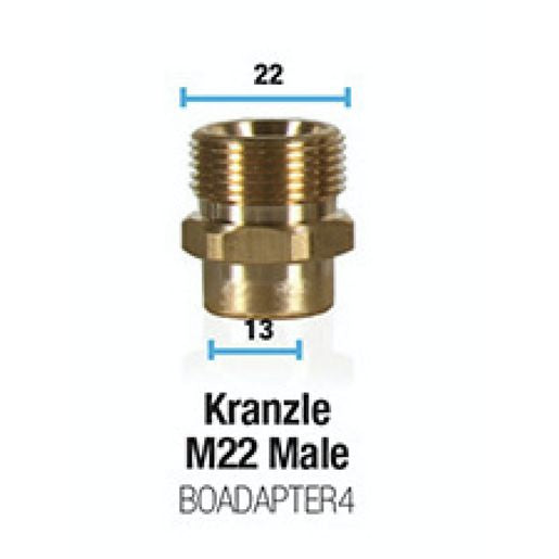 Bowden's Own Kranzle M22 Male Adapter