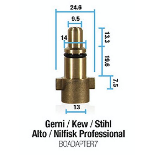 Bowden's Own Bowdens Gerni Kew Stihl Nilfisk Adapter
