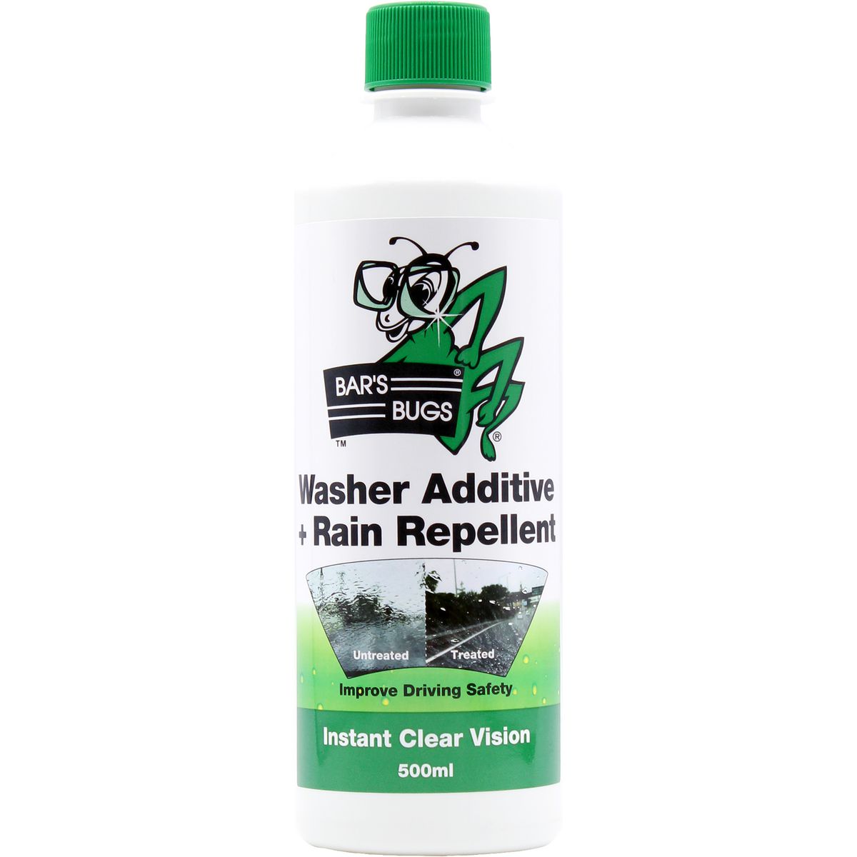 Bars Bugs Windscreen Rain Repellent Washer Additive 500ml BBWCWR500