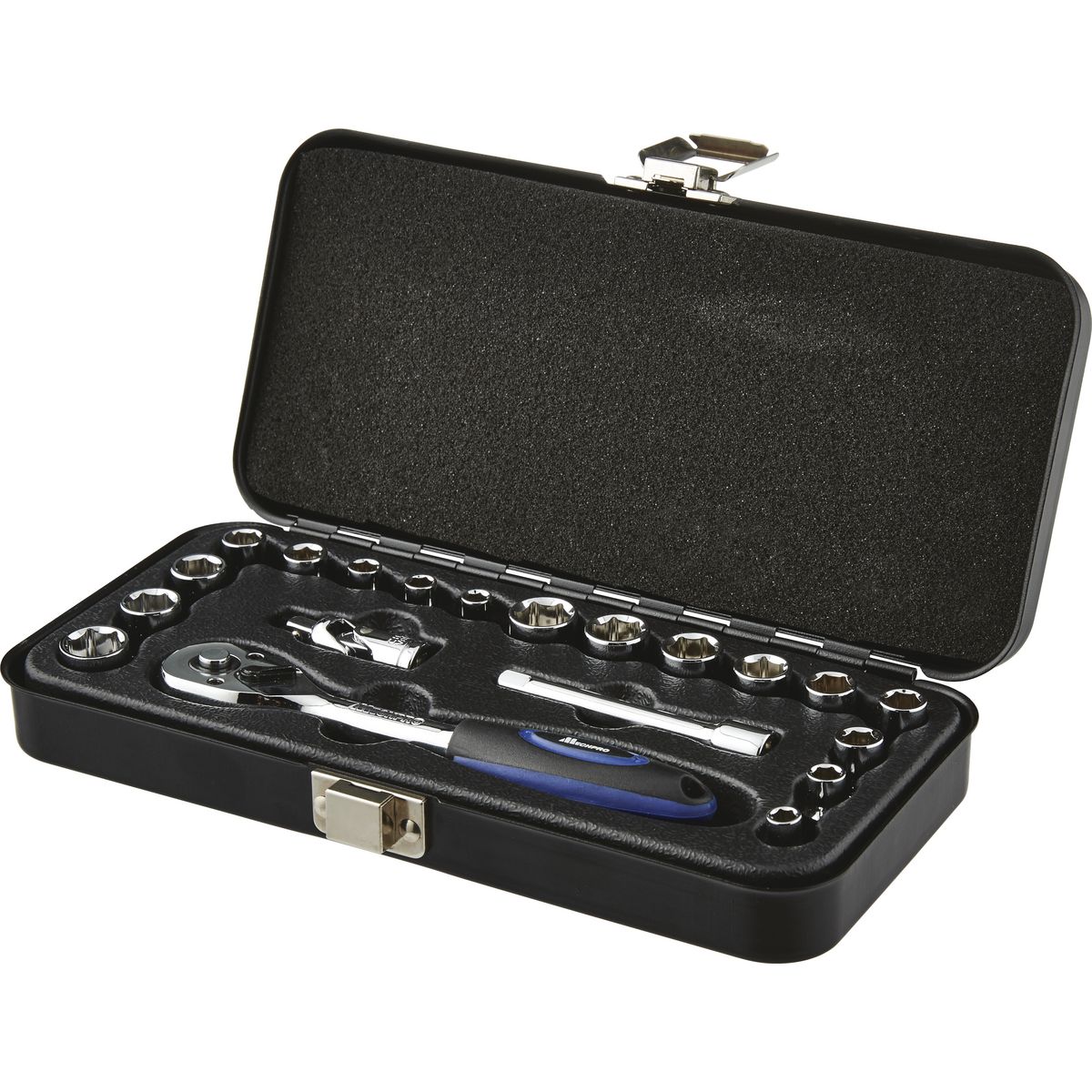 Mechpro Socket Set Metric/SAE 1/4In Drive 20pc