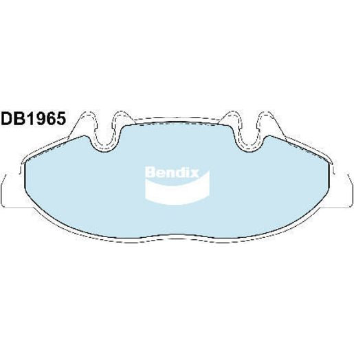 Bendix EURO Brake Pad Set Front DB1965 EURO+