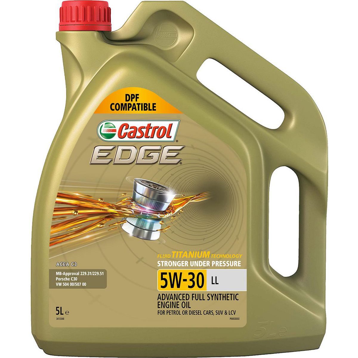 Castrol EDGE Full Synthetic 5W-30 Engine Oil 5L 3413348