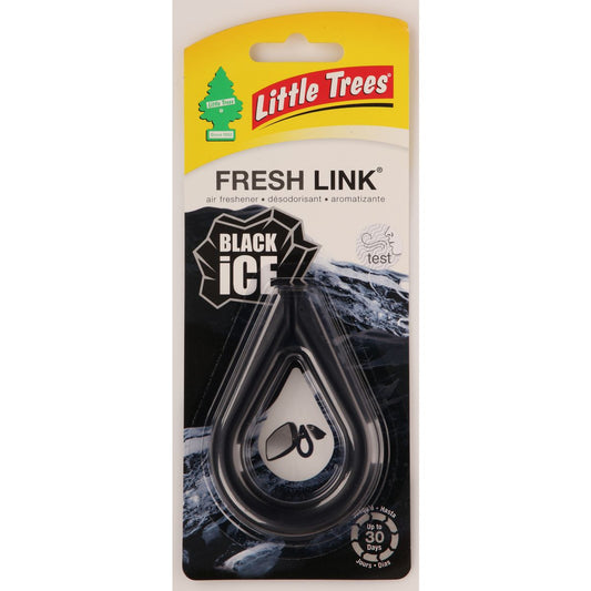 Little Trees Car Air Freshener Fresh Link Black Ice 1 Pack