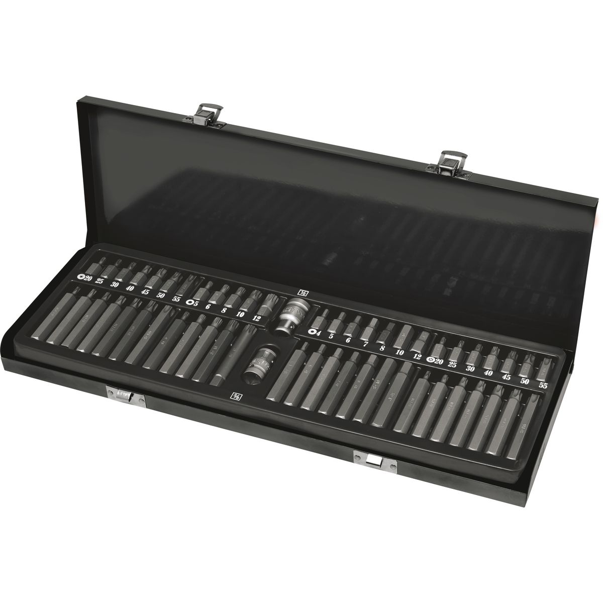 Mechpro Torx & Hex Spline Bit Set 54pc