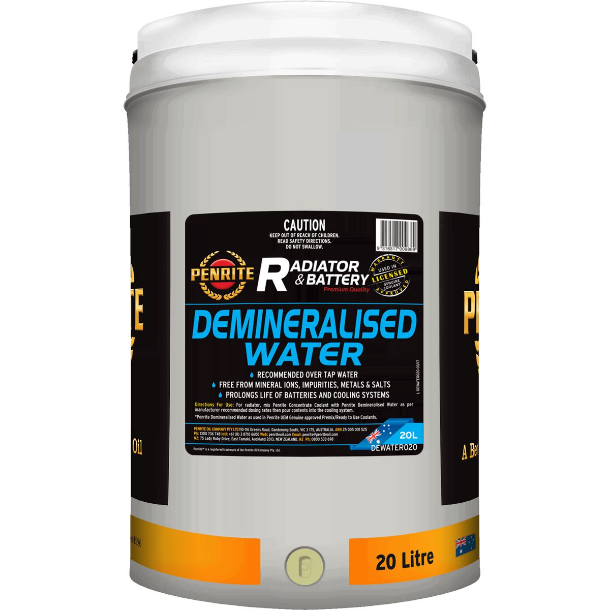 Penrite Demineralised Water 20L