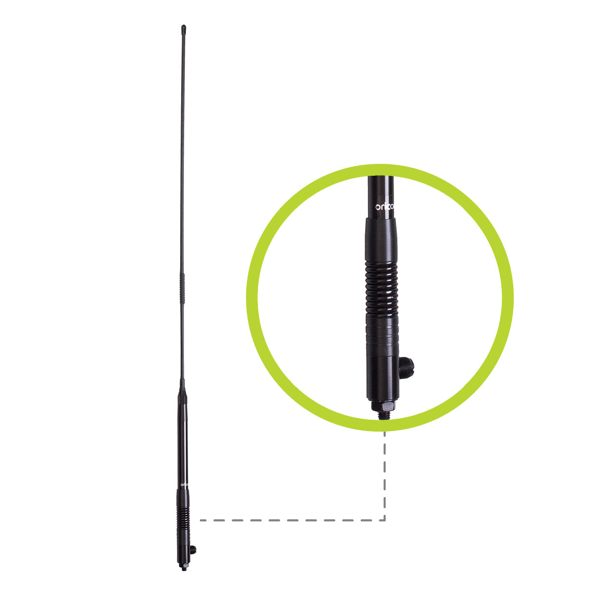 Oricom 6.5dB UHF CB Fibreglass Elevated Feed Antenna 92cm ANU250