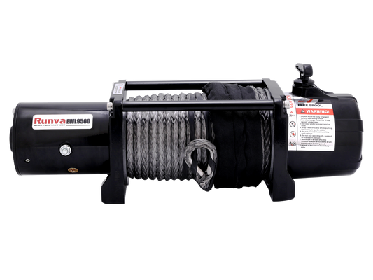 Runva EWL9500 4x4 Winch 12V 9500lb W/Synthetic Rope EWL950012VD