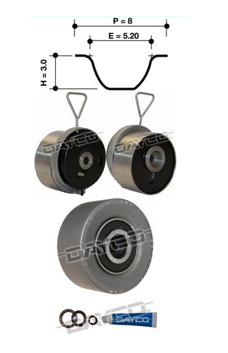 Dayco Timing Belt Kit KTBA261
