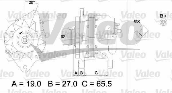 Valeo Alternator 437220