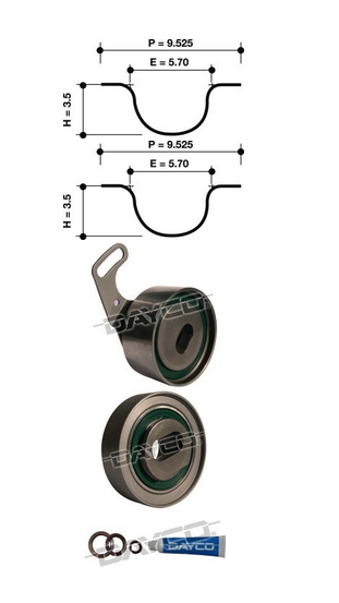 Dayco Timing Belt Kit KTBA044