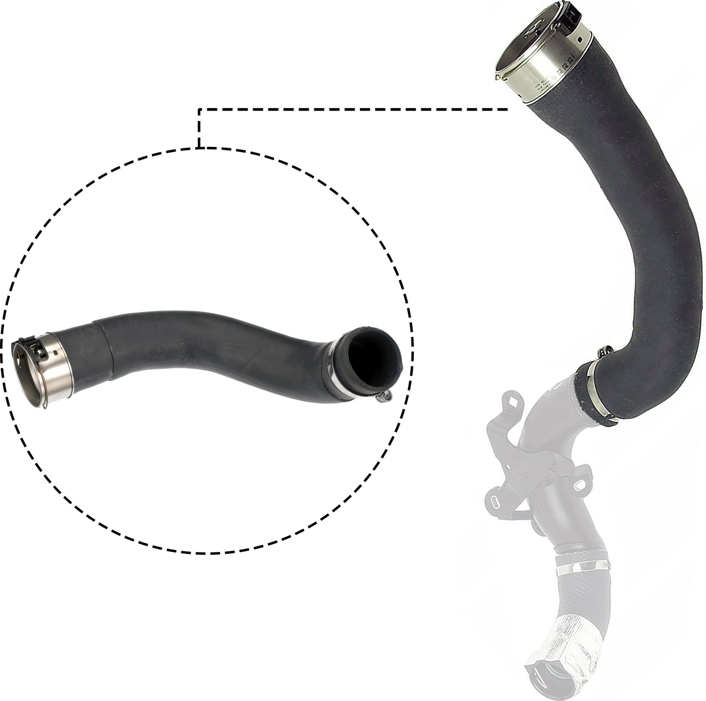 Gates Turbo Air Intake Hose 09-1430