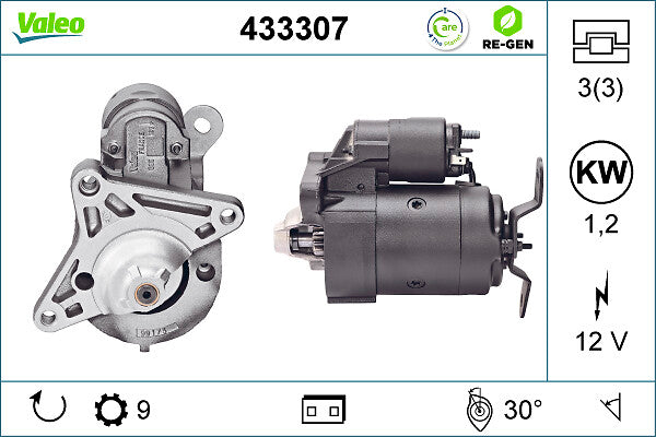 Valeo Starter Motor 433307