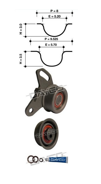 Dayco Timing Belt Kit KTBA105