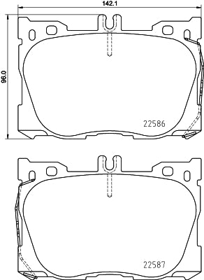 Brembo Brake Pad Set P 50 139