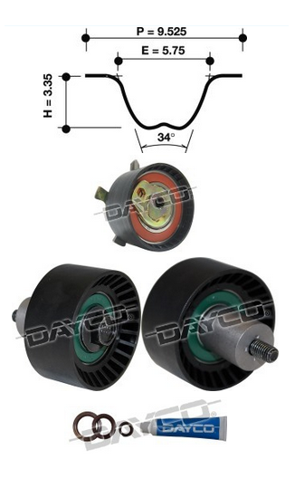 Dayco Timing Belt Kit KTBA078