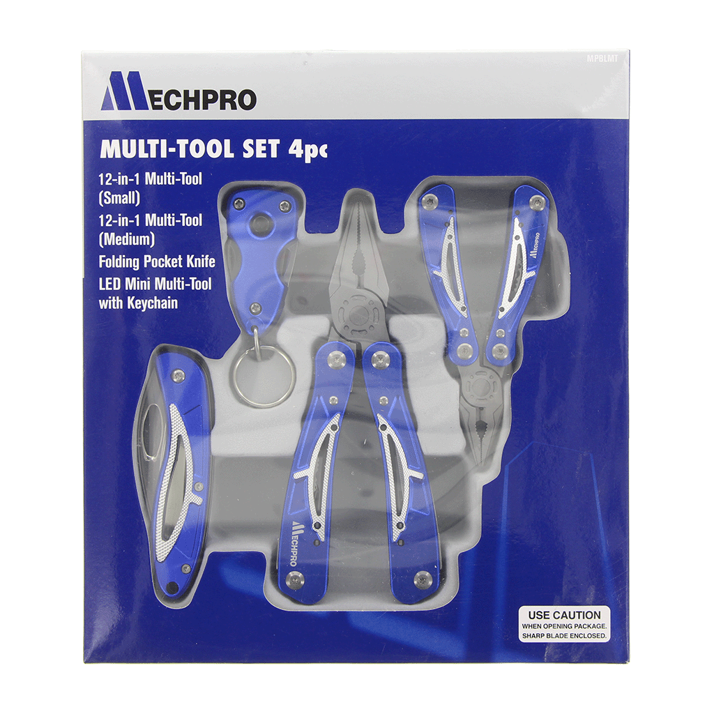 Mechpro Multi Tool Set 4pc