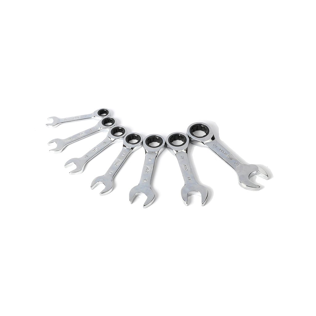 Mechpro Ratcheting Spanner Set 7pc