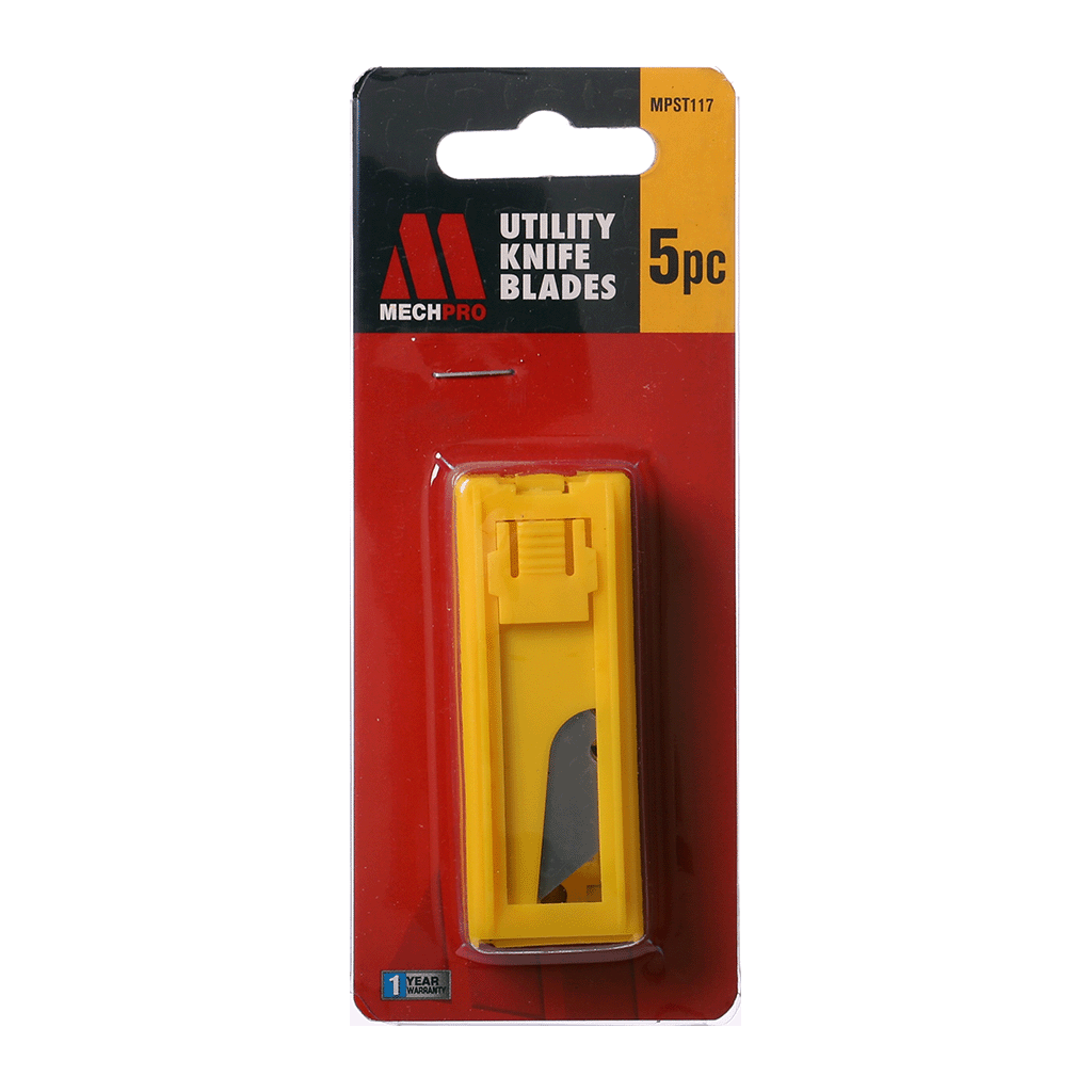 Mechpro Utility Knife Blades 5pc MPST117