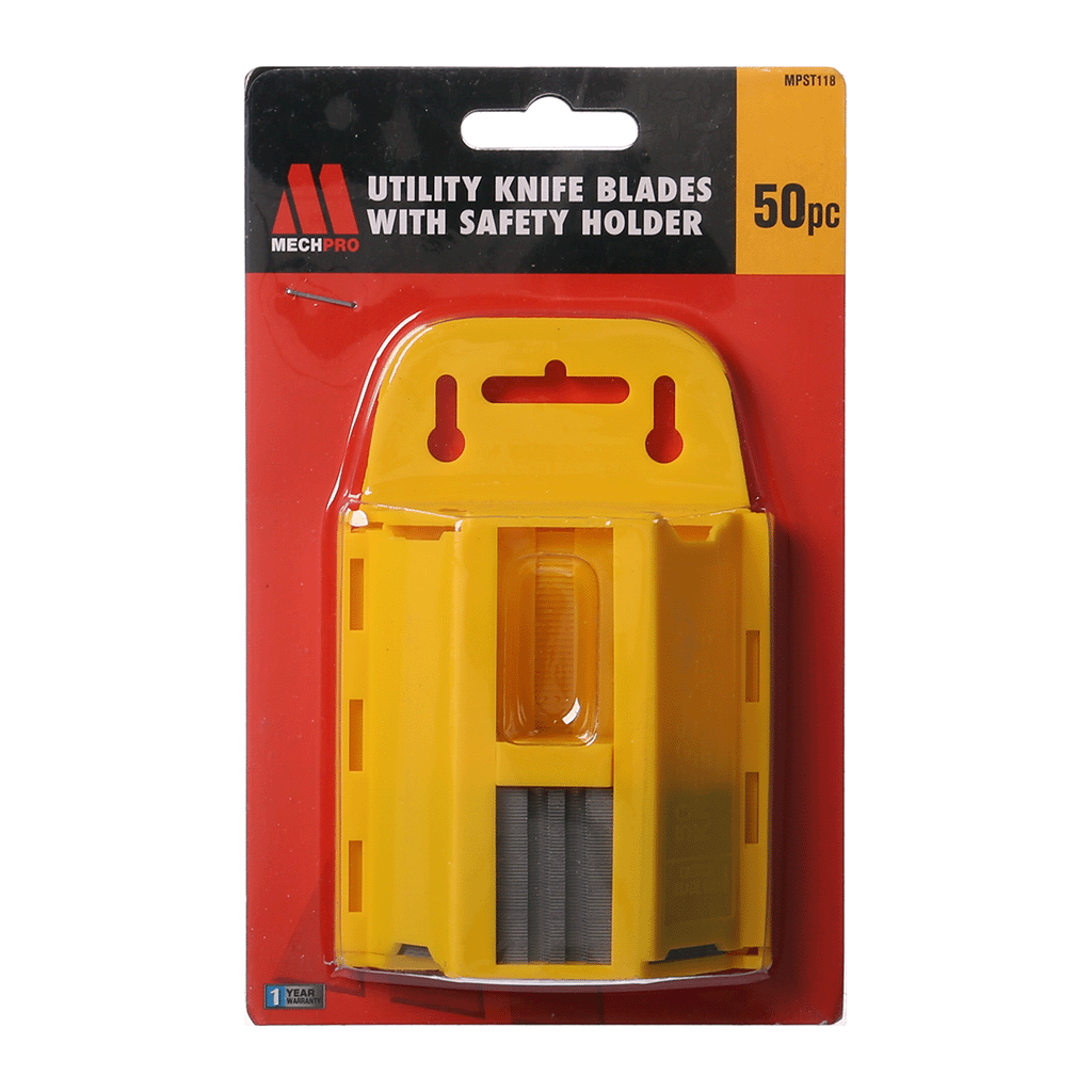 Mechpro Utility Knife Blades 50pc MPST118
