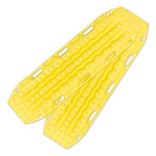 MAXTRAX MK2 4x4 Recovery Tracks Blaze Yellow with Telltale Leashes
