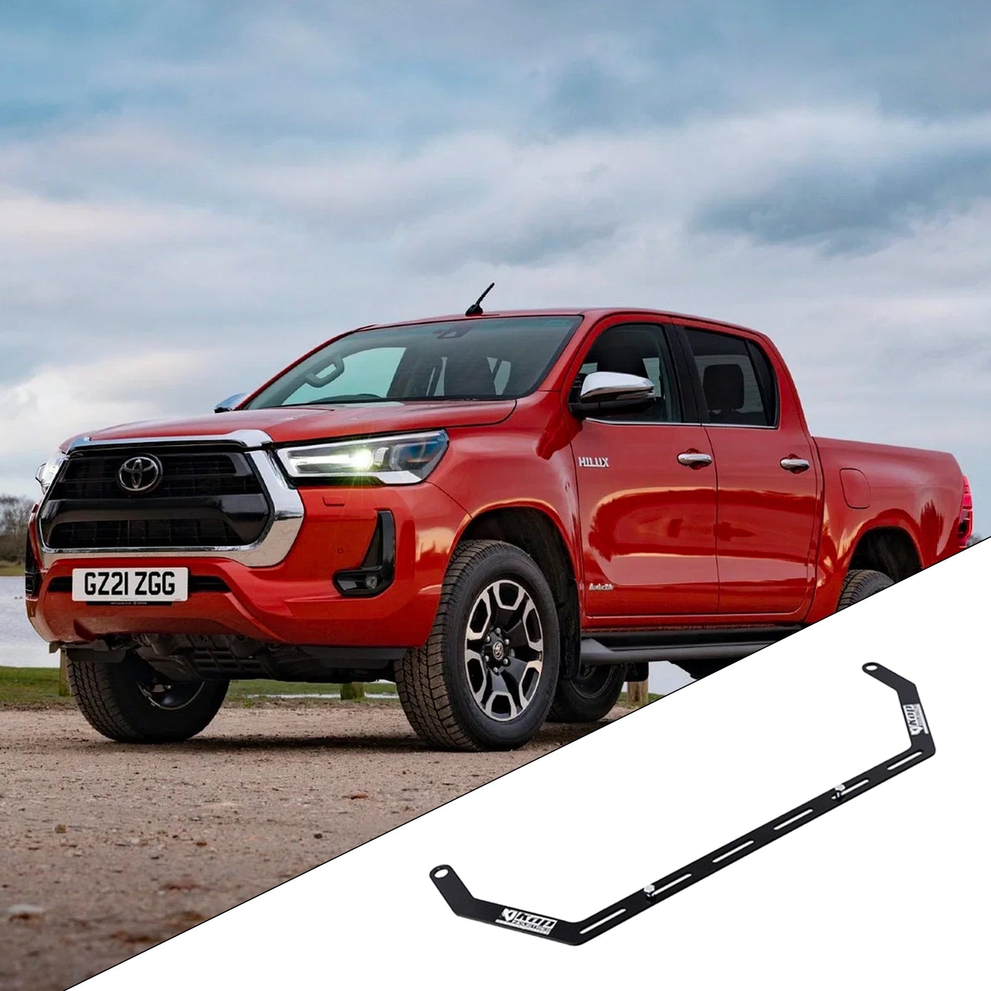 Kap Industries Fire Extinguisher Bracket to suit Hilux N80 - KI-HIL-N80