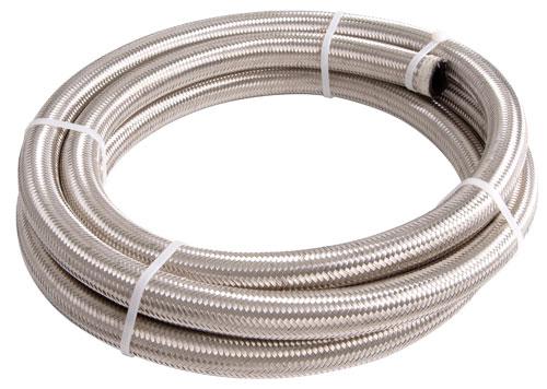 Aeroflow AF100-04-3m 100 Series Stainless Steel Braided Hose -4AN 3m