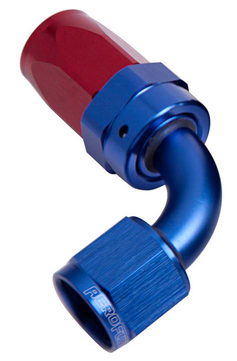 Aeroflow AF103-08 -8AN Taper Series 90 Degree Hose End Blue AF103-08