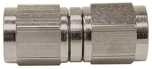 Aeroflow AF131-03SS S/S Straight Female Flare -3ansilver Swivel Coupler Stainles