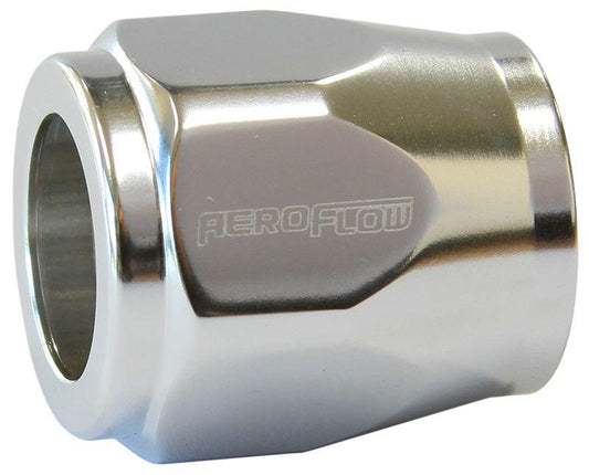 Aeroflow AF150-14S Hex Hose Finisher 28.5mm ID Silver 9/32"" ID Clamp